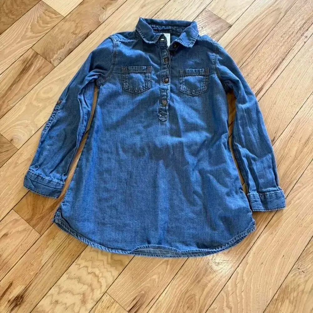 OshKosh B'gosh Blue Denim Button Up Shirt